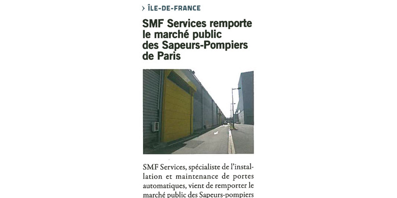 SMF Services dans l'Echo de la Baie