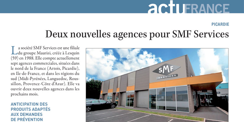 SMF Services cité dans Verre et Protections Mag