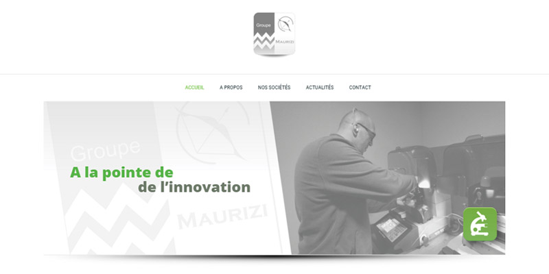 Groupe Maurizi : nouveau site web
